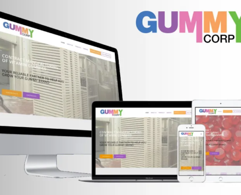gummycorp Website portfolio featured template