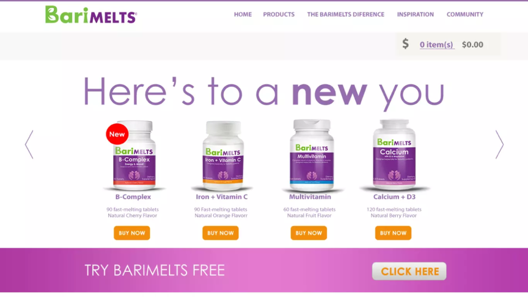 Barimelts website