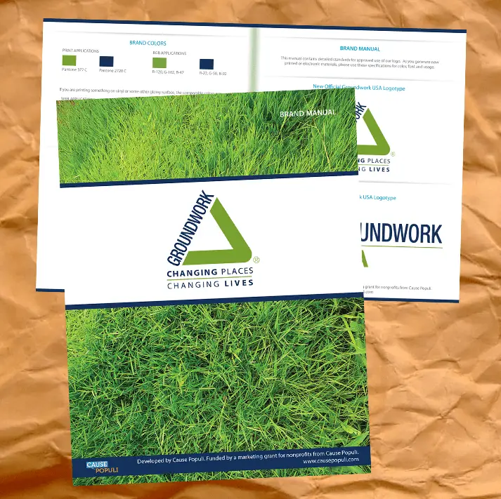 Groundwork logo and tagline | Nonprofit Branding Identity