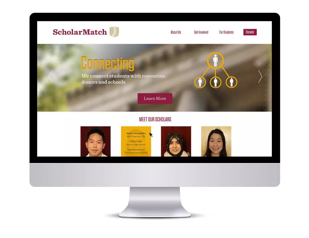 ScholarMatch Nonprofit Web Design and Development