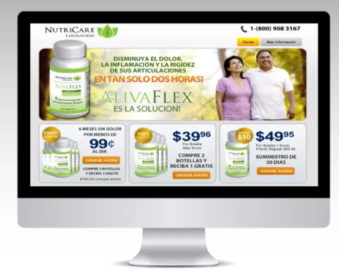 alivaflex Website portfolio featured template