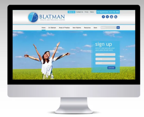 blatman Website portfolio featured template 1