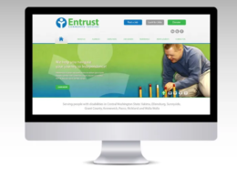 entrust Website portfolio featured template 1