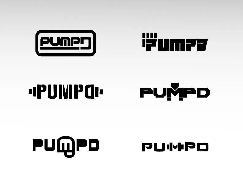 Pumpd logo concepts