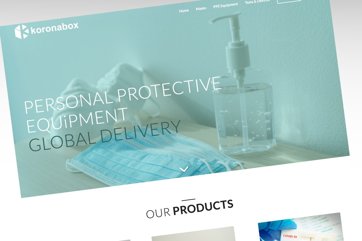 Koronabox website